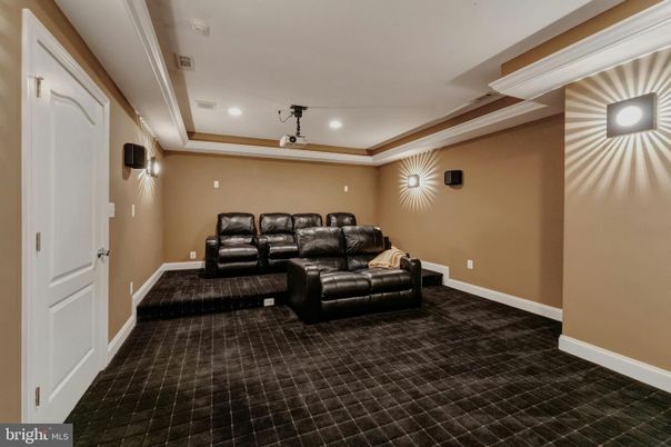 Interior, Recessed Lighting, Theatre Room
