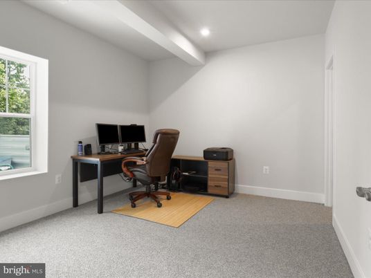 Home Office, Interior, Recessed Lighting
