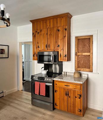 Interior, Kitchen, Wood Texture Flooring