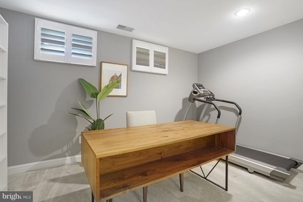 Home Office, Interior, Recessed Lighting