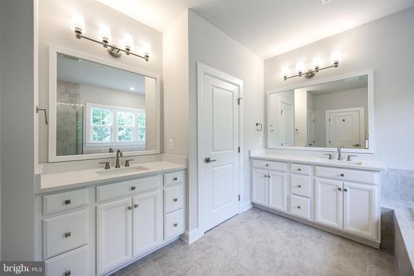 Bathroom, Dual Sink Vanities, Interior, Marble