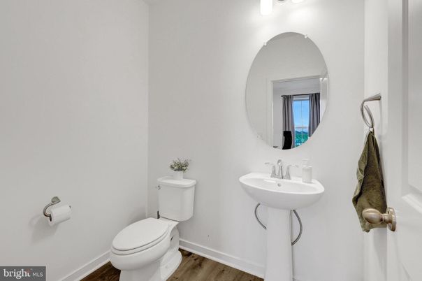 Bathroom, Interior, Wood Texture Flooring