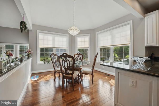 Chandelier, Dining room, Interior, Pendant Lights, Wood Texture Flooring