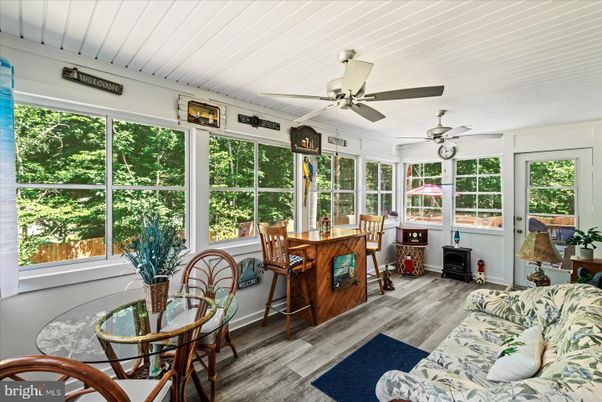 Interior, Sun Room, Wood Texture Flooring
