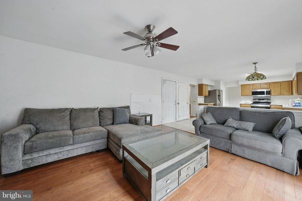 Interior, Kitchen, Living room, Stainless Steel Appliances, Wood Texture Flooring