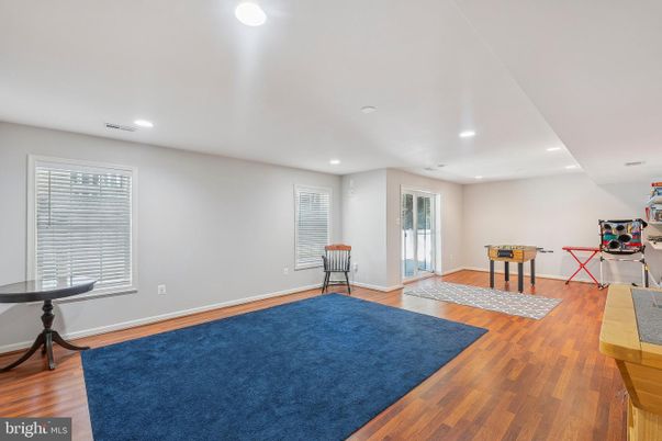 Game Room, Interior, Recessed Lighting, Wood Texture Flooring