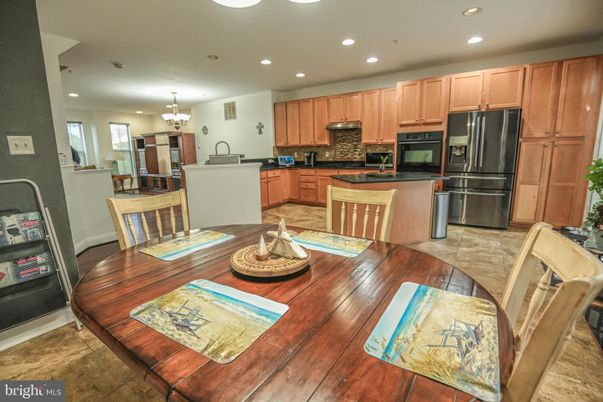 Chandelier, Dining room, Interior, Kitchen, Recessed Lighting