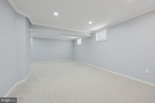 Empty room, Interior, Recessed Lighting