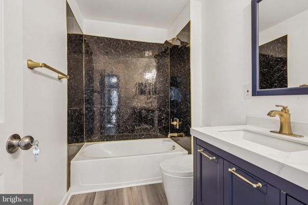 Bathroom, Interior, Wood Texture Flooring
