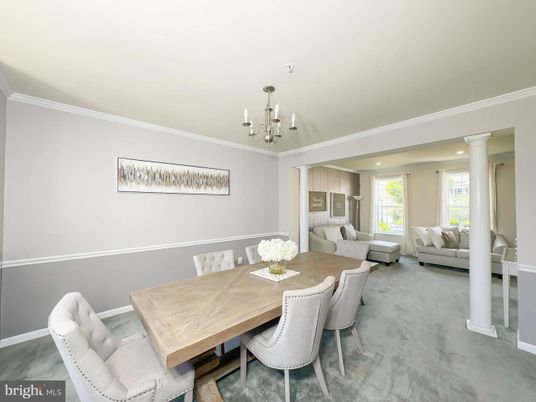 Chandelier, Dining room, Interior, Living room, Recessed Lighting