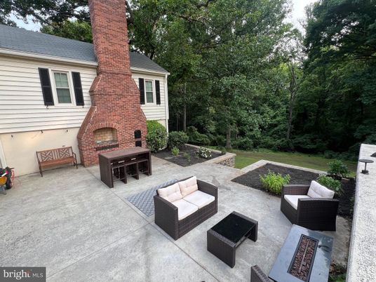 Backyard, Exterior, Fireplace