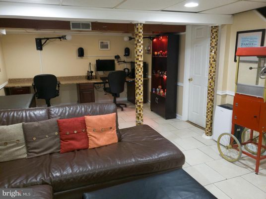 Home Office, Interior, Recessed Lighting