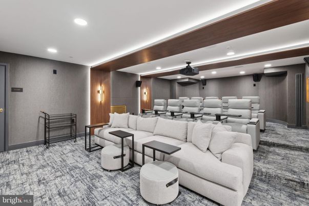 Interior, Projection Screen, Recessed Lighting, Theatre Room