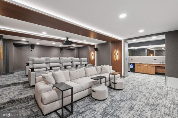 Home Theatre Room, Interior, Recessed Lighting, Theatre Room