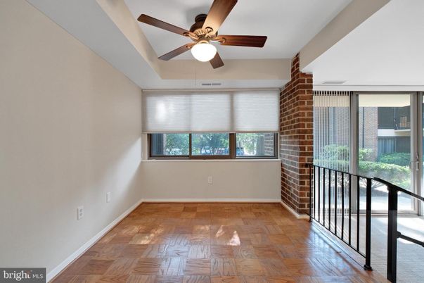 Empty room, Interior, Stone Walls, Wood Texture Flooring