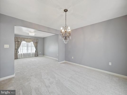 Chandelier, Empty room, Interior