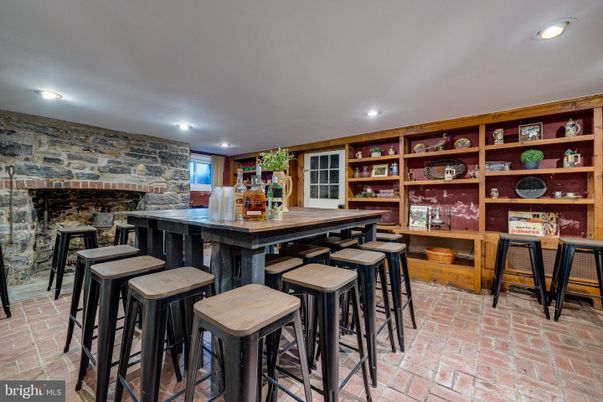 Interior, Recessed Lighting, Stone Walls