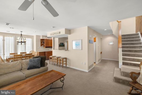 Dining room, Interior, Kitchen, Living room, Recessed Lighting