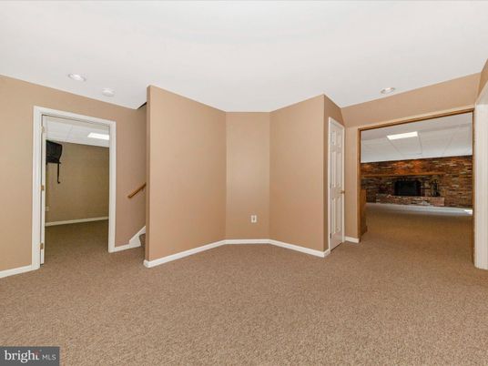 Empty room, Fireplace, Interior, Stone Walls