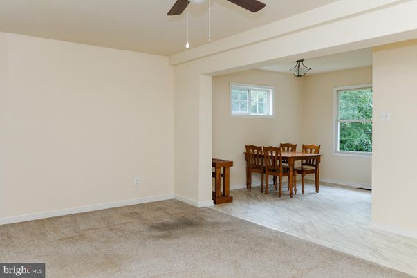 Dining room, Interior, Marble