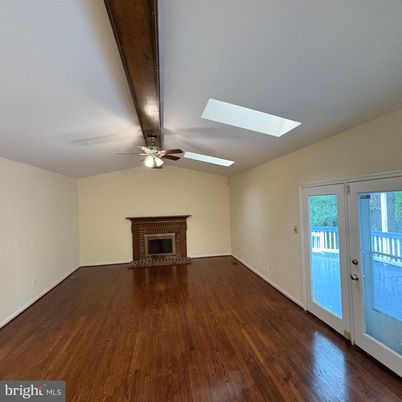 Empty room, Fireplace, Interior, Wood Texture Flooring