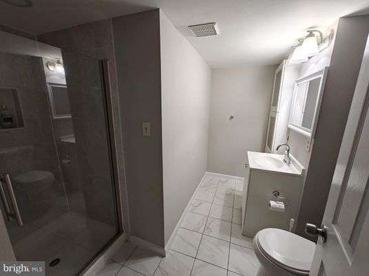 Bathroom, Glass Shower, Interior, Marble