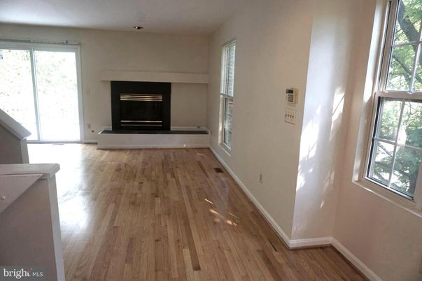 Empty room, Fireplace, Interior, Wood Texture Flooring