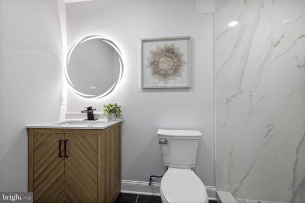 Bathroom, Interior, Marble Walls