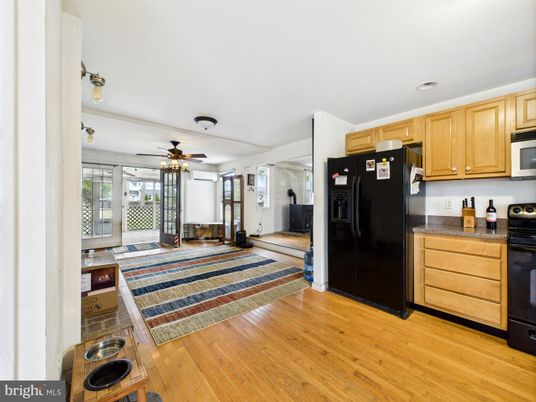 Interior, Kitchen, Wood Texture Flooring