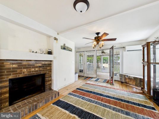 Fireplace, Interior, Wood Texture Flooring
