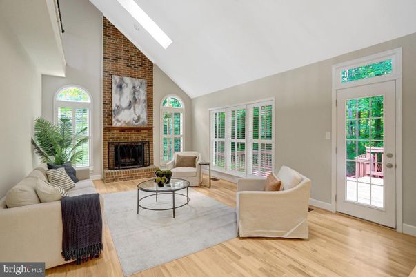 Fireplace, Interior, Living room, Stone Walls, Wood Texture Flooring
