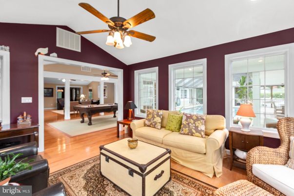 Billiard Table, Game Room, Interior, Living room, Wood Texture Flooring