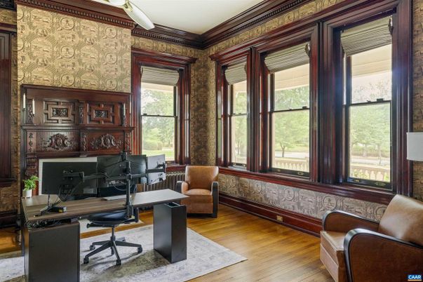 Home Office, Interior, Wood Texture Flooring
