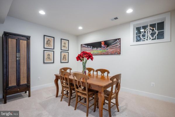 Dining room, Interior, Recessed Lighting