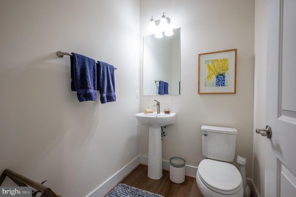 Bathroom, Interior, Wood Texture Flooring