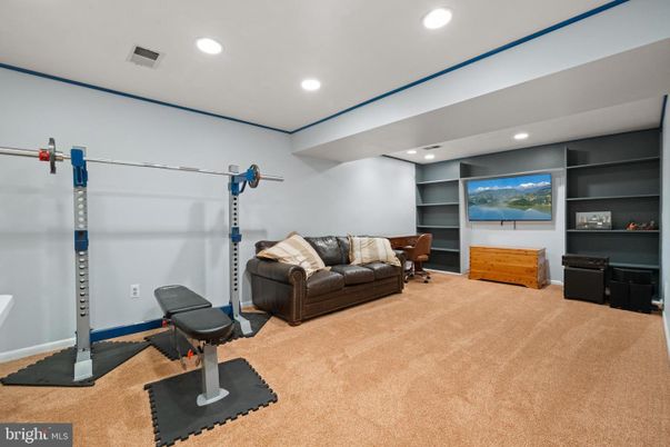 Fitness Equipment, Interior, Recessed Lighting