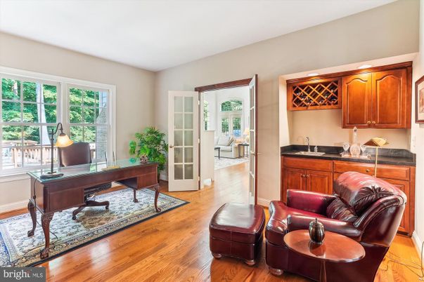 Home Office, Interior, Wood Texture Flooring