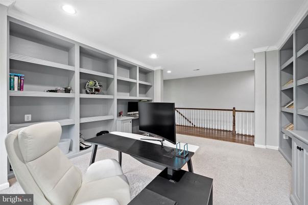 Home Office, Interior, Recessed Lighting