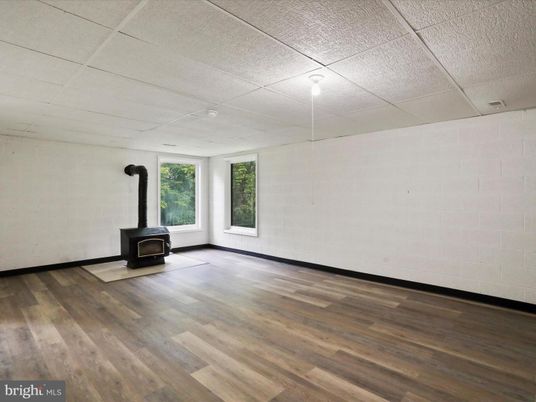 Empty room, Fireplace, Interior, Wood Texture Flooring