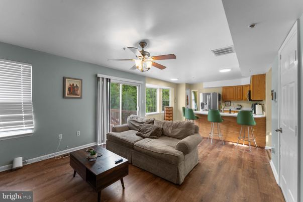 Interior, Kitchen, Living room, Recessed Lighting, Wood Texture Flooring