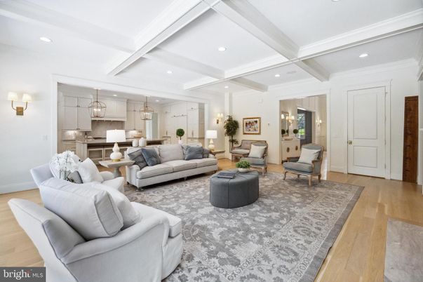 Interior, Kitchen, Living room, Pendant Lights, Recessed Lighting, Wood Texture Flooring