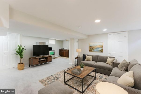 Interior, Living room, Recessed Lighting