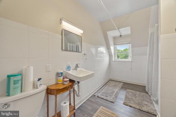 Bathroom, Interior, Wood Texture Flooring