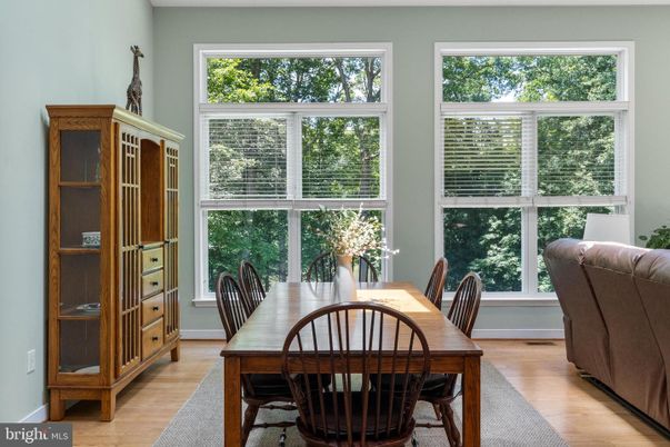 Dining room, Interior, Wood Texture Flooring