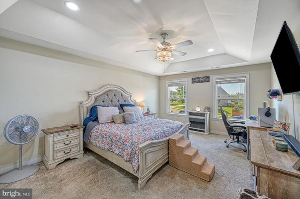 Bedroom, Home Office, Interior, Recessed Lighting
