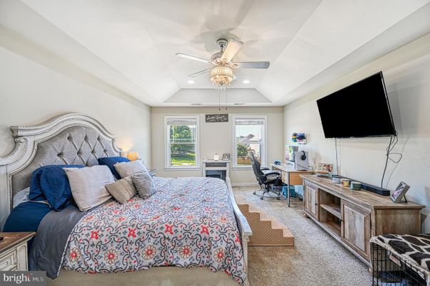 Bedroom, Home Office, Interior, Recessed Lighting