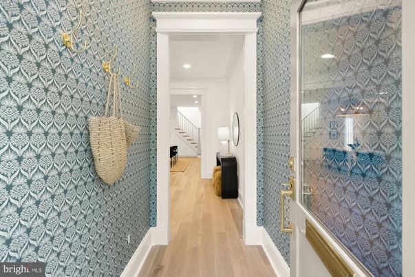 Bathroom, Interior, Recessed Lighting, Wood Texture Flooring
