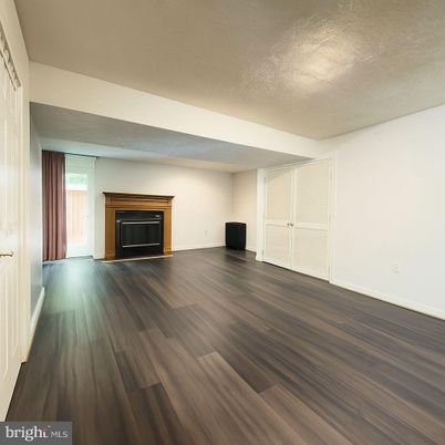 Empty room, Fireplace, Interior, Wood Texture Flooring