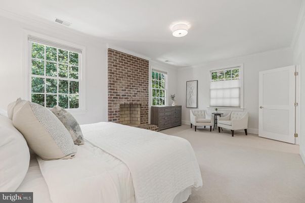 Bedroom, Fireplace, Interior, Stone Walls