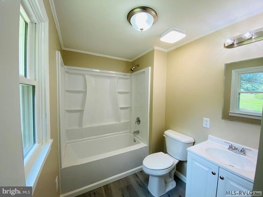 Bathroom, Interior, Wood Texture Flooring